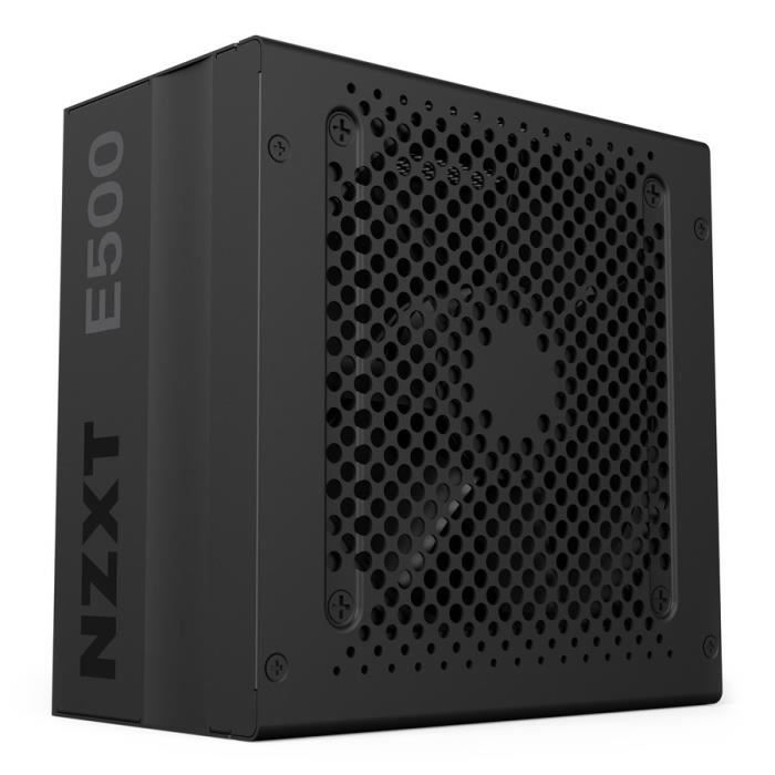 NZXT Alimentation PC E500 - 500W - 80PLUS Gold - Digital - Full modulaire - Mode silence