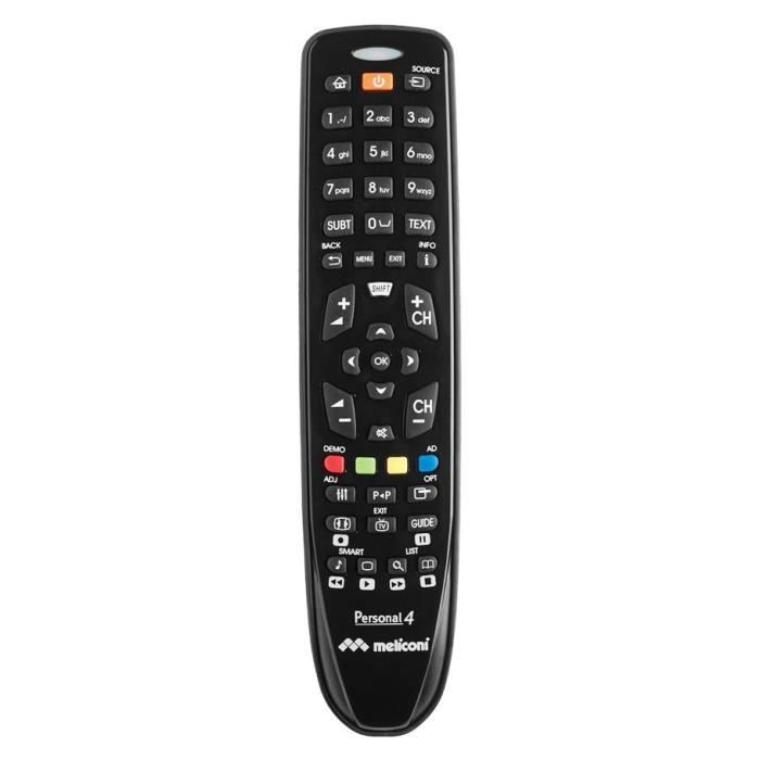 MELICONI PERSONNAL 4 Télécommande TV