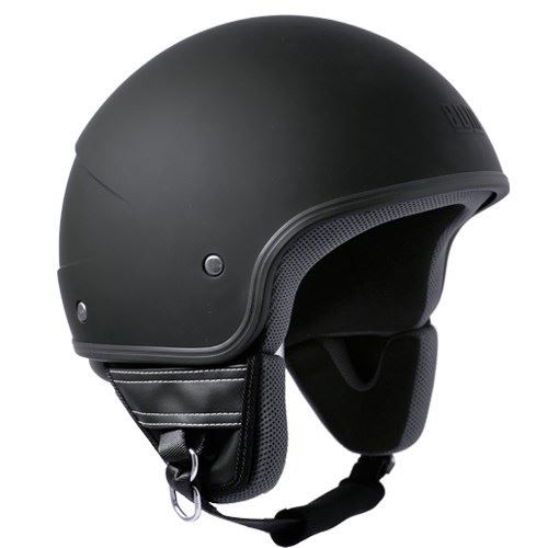 Casque Jet CGM 104A MALINDI Noir Mat