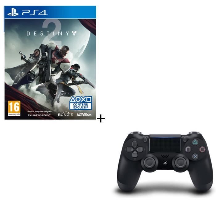 Destiny 2 + Manette PS4 Noire