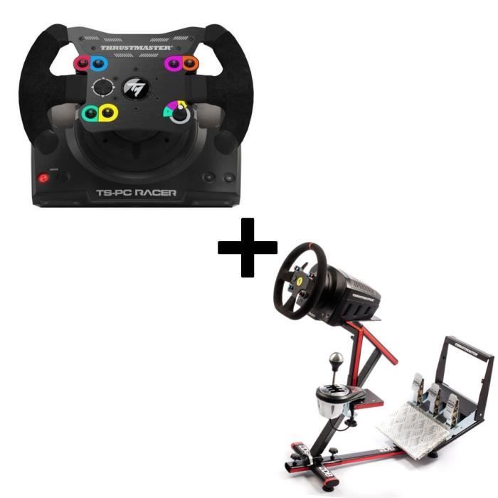 Pack THRUSTMASTER Volant TS-PC Racer + 69DB Support Wheel Stand EVO offert !