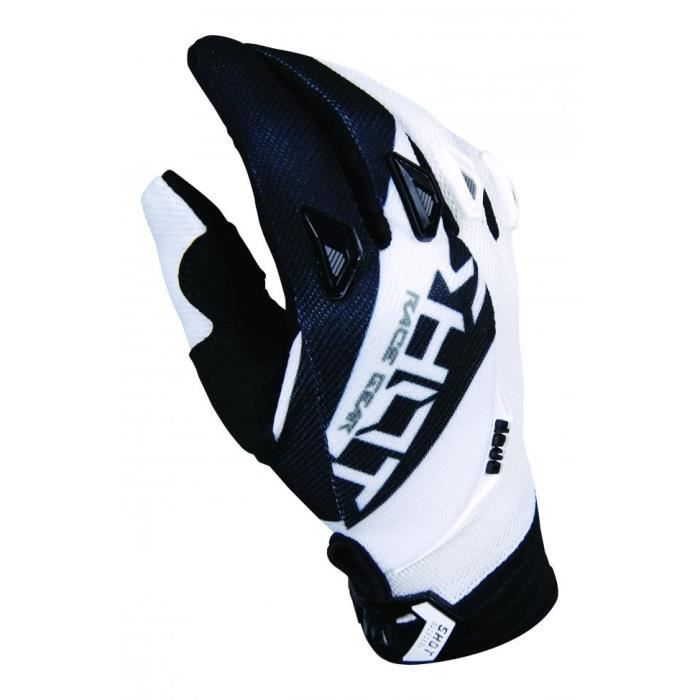 SHOT Gants Cross Devo Alert - Noir / Blanc
