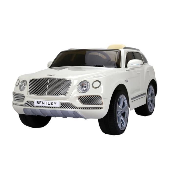 BENTLEY Bentayga Voiture électrique enfant - Batterie 12V - Blanc