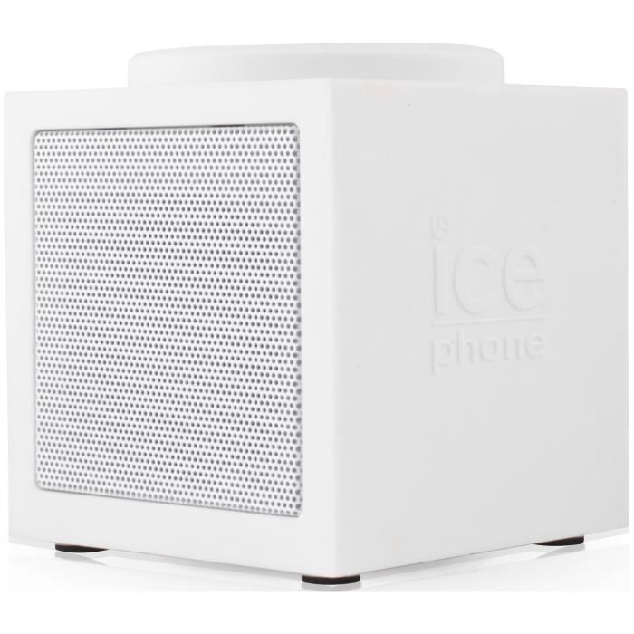 ICE PHONE ICE-MUSIC Enceinte Bluetooth Blanche