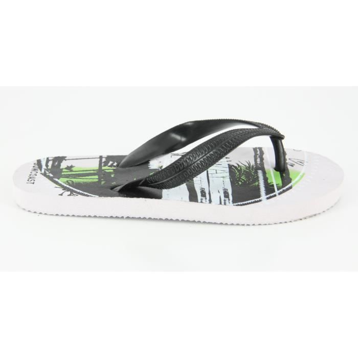 SUNCOAST Tongs de Plage Plina Blanc Enfant Garçon