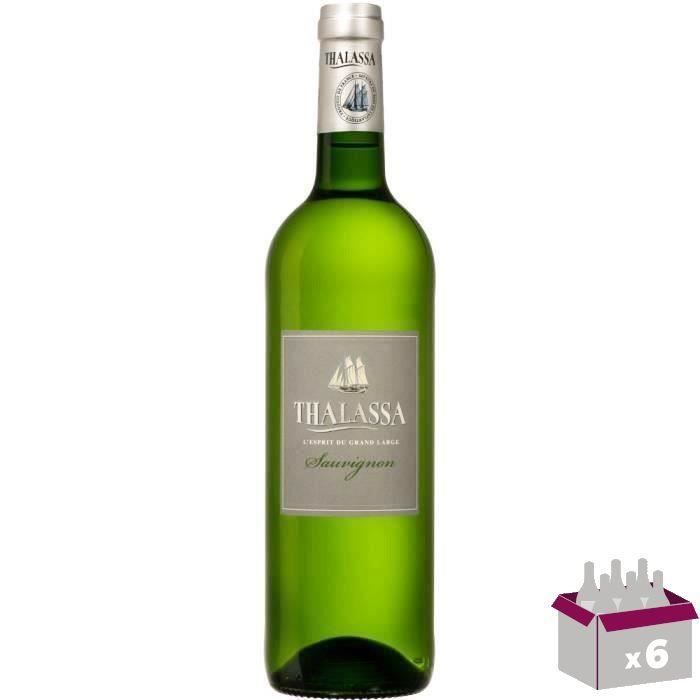 Thalassa Sauvignon Blanc 75cl vin blanc x6