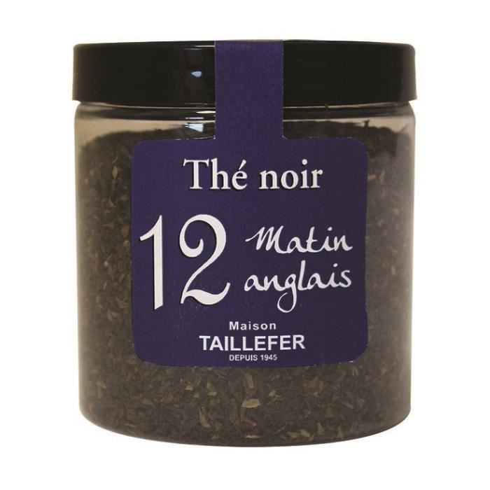 MAISON TAILLEFER Thé Matin Anglais pot de 75g