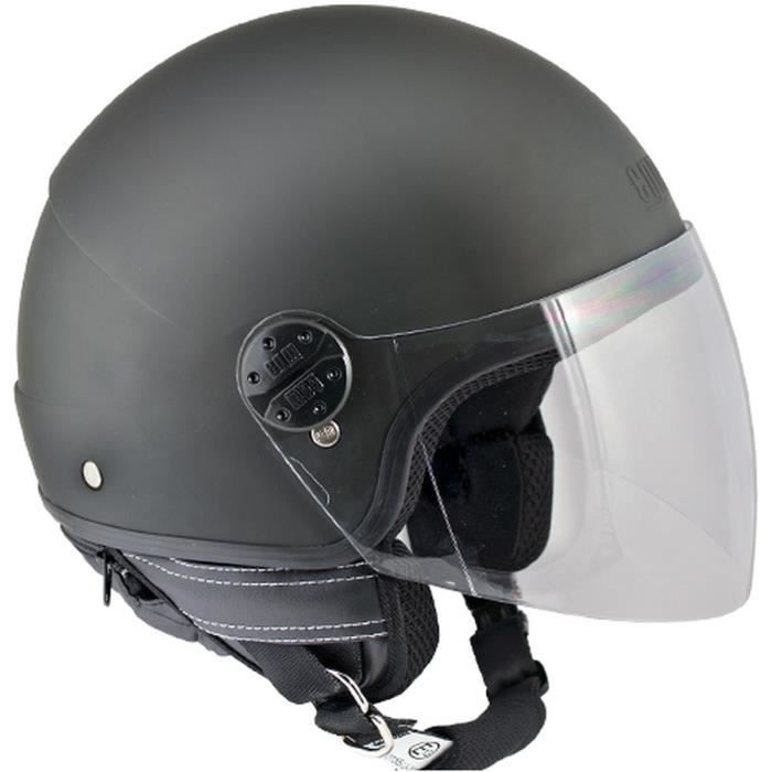 CGM 101A Nevada Casque Jet Noir Mat