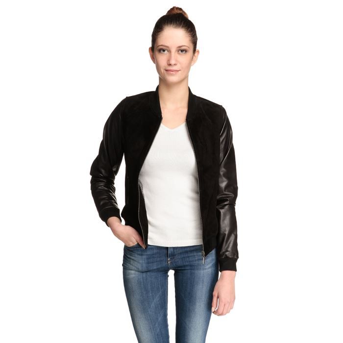 ARTURO Blouson Sibean En Cuir Femme