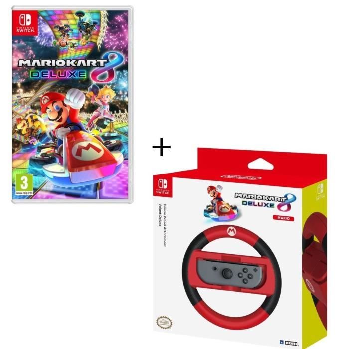 Mario Kart 8 Deluxe + Volant HORI