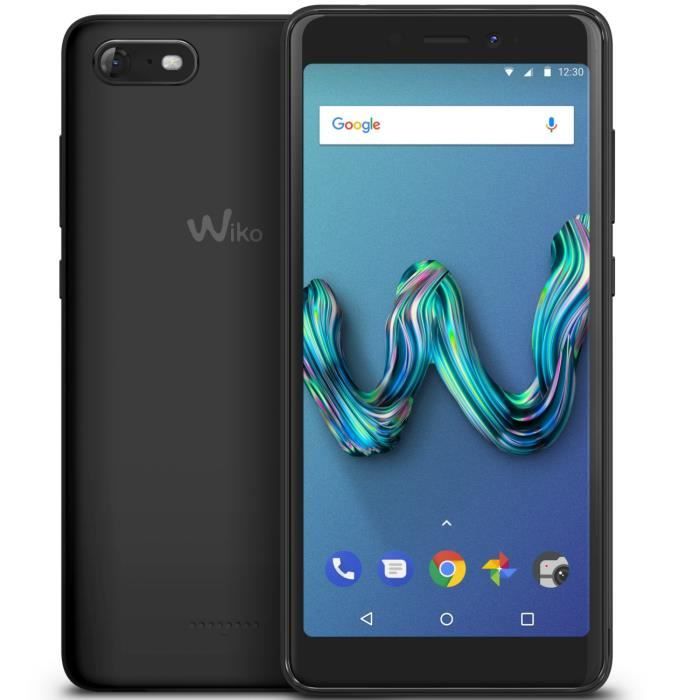 Wiko Tommy 3 Anthracite + Coque bleen offerte