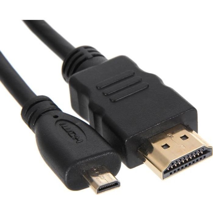 CONTINENTAL EDISON Câble micro HDMI type D / HDMI 1.5m