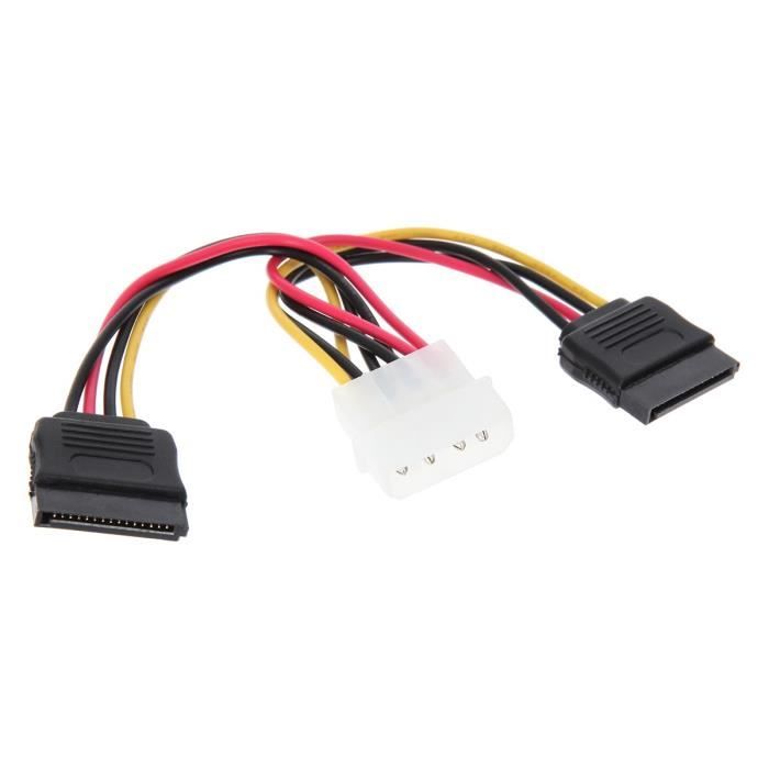 CONTINENTAL EDISON Adaptateur alimentation Molex mâle 0,15m