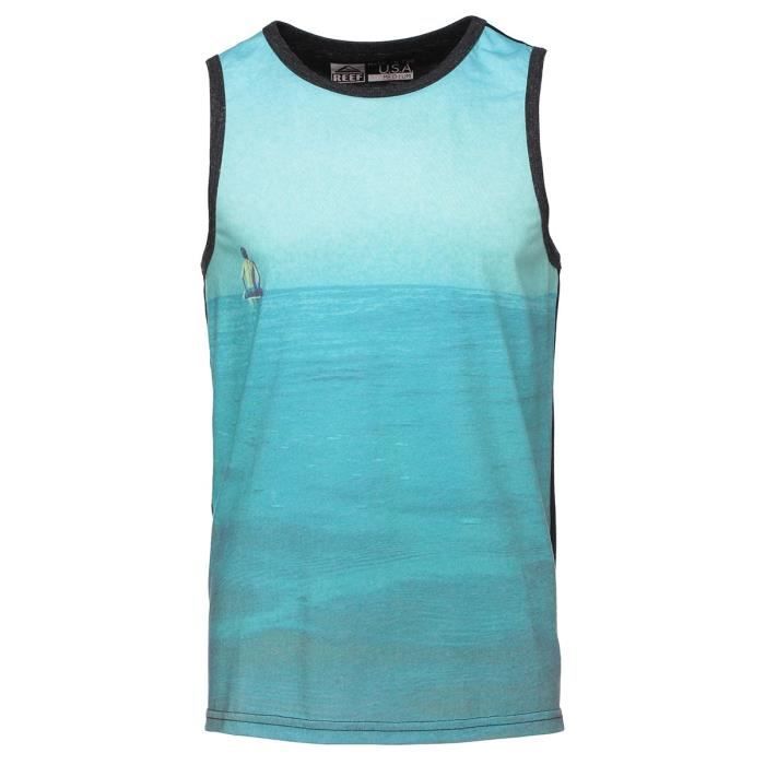 REEF Débardeur Incomming - Bleu et noir - Homme