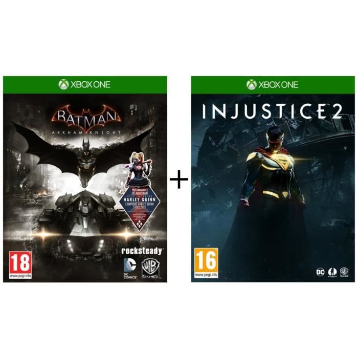 Pack Injustice 2 + Batman Arkham Knight Jeux sur Xbox One