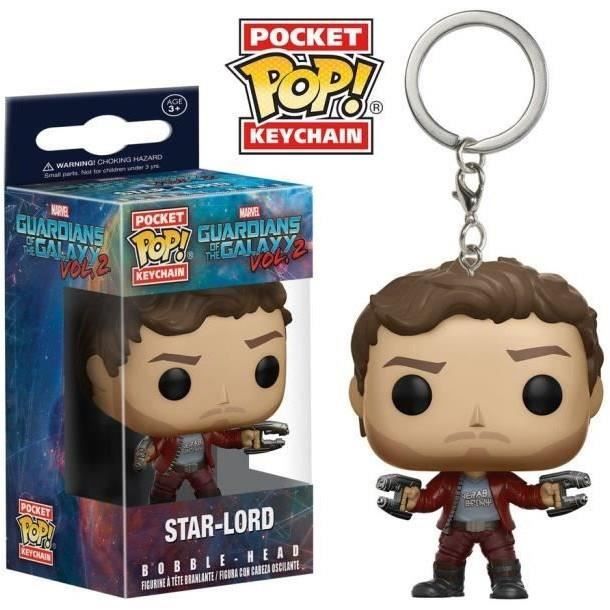 Porte-clé Funko Pocket Pop! Gardiens de la galaxie 2 : Star-Lord