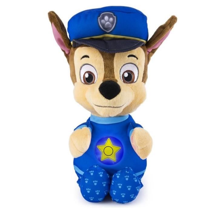PAT'PATROUILLE Peluche Veilleuse Chase