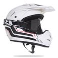 AMX Casque Cross Jump Noir et Blanc + Masque