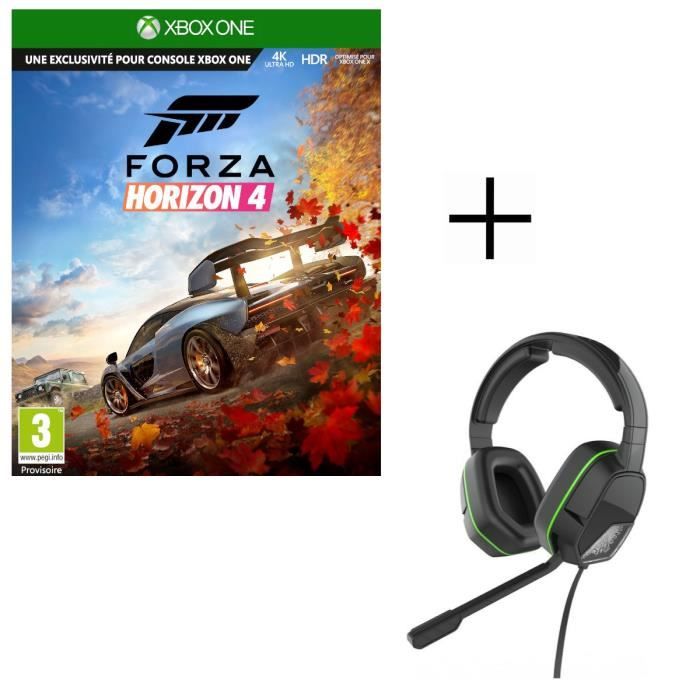 Forza Horizon 4 Jeu Xbox One + Casque Afterglow LVL3 pour Xbox One