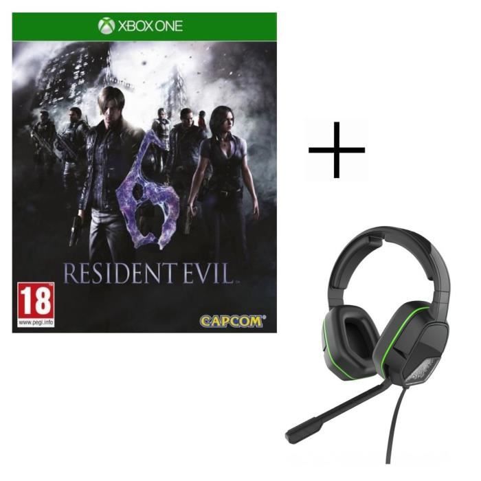Resident Evil 6 Jeu Xbox One + Casque Afterglow LVL3
