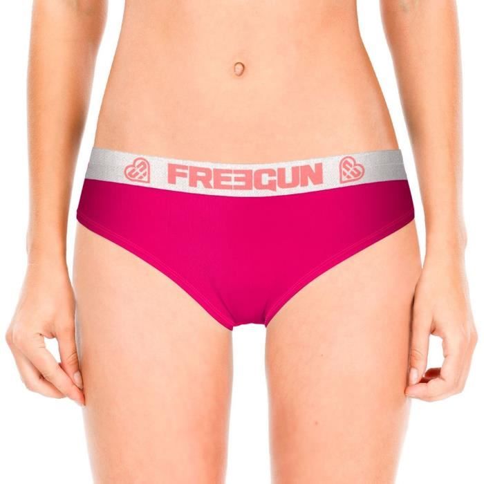 FREEGUN Boxer Coton Rose Enfant Fille