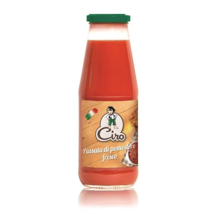 CIRO Passata de tomate en bocal de verre - 680 ml