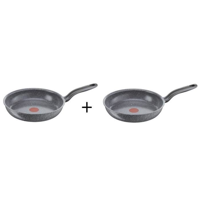 TEFAL METEOR Poêle 24cm + poêle 28 cm - Tous feux dont induction