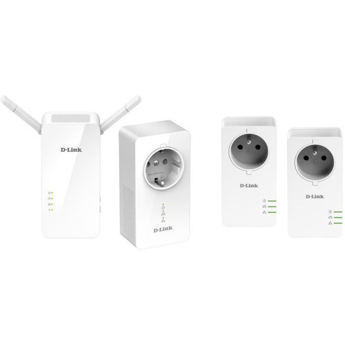 D-Link Kit Adaptateur 3 CPL 1000 Mbit/s + 1 CPL Wifi AC 1200 Mbit/s