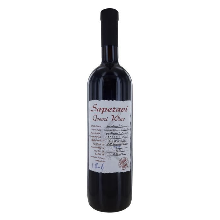 KTW Saperavi 2016 Qvevri Wine - Vin Rouge de Georgie