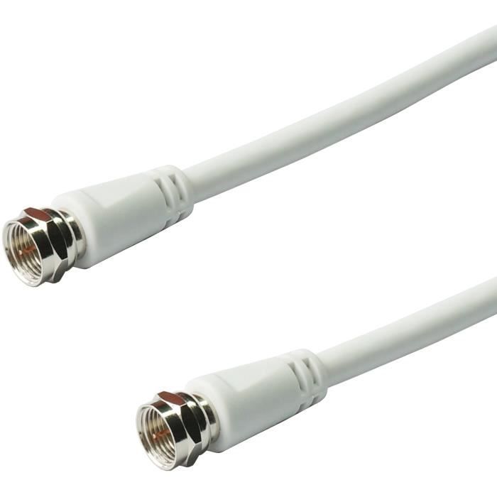 CONTINENTAL EDISON Câble coaxial satellite - 3m