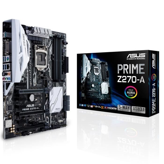 Asus Carte mère PRIME Z270-A 90MB0RU0-M0EAY0