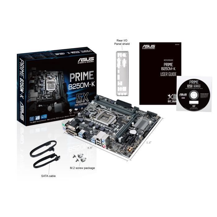 Asus Carte mere PRIME B250M K Socket LGA 1151 2400 MHz