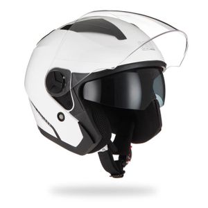 CGM Casque jet 130A Daytona Blanc