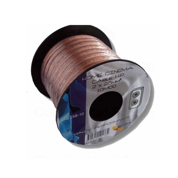 LINEAIRE CCL25B10 Câble pour enceinte Haute performance 2*2.5 mm² 10m