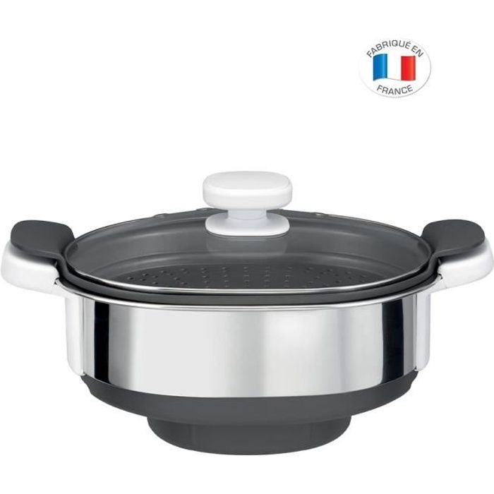 MOULINEX Accessoires XF384B10 Cuiseur vapeur pour robot cuiseur Companion