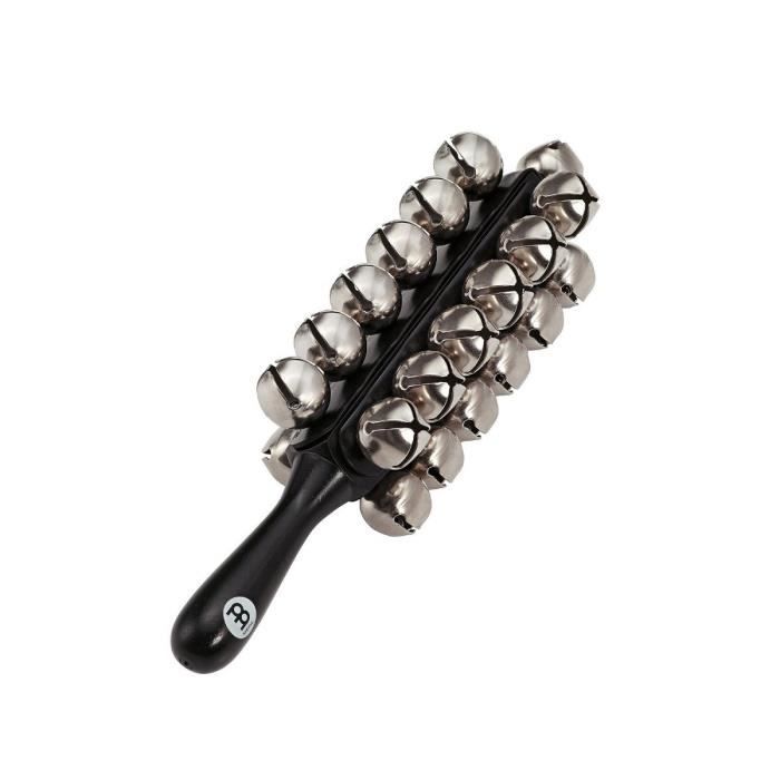 MEINL SLB25 Grelots à manche en bois 25 Clochettes - Noir