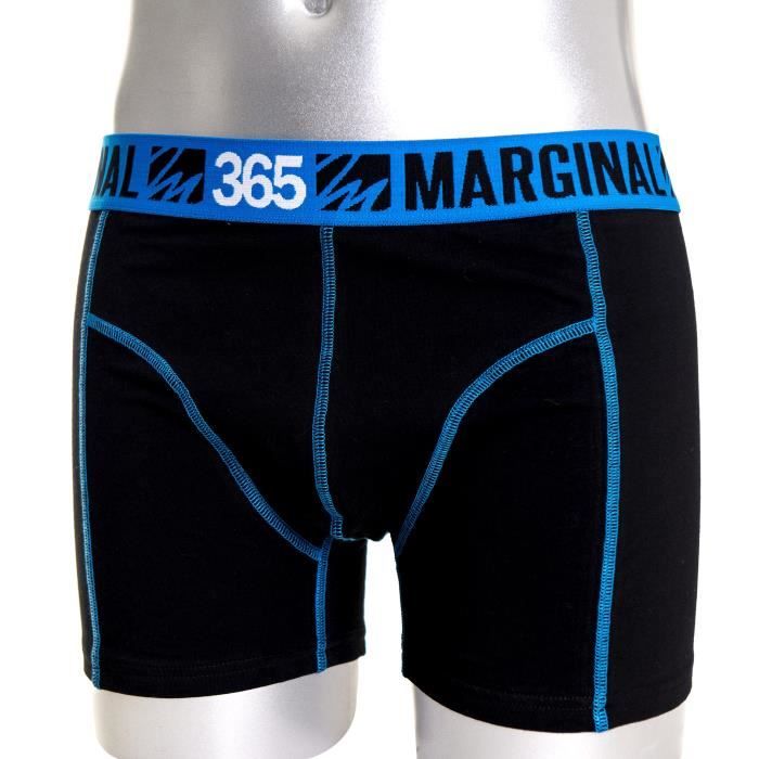 MARGINAL Boxer Homme Uni - Noir