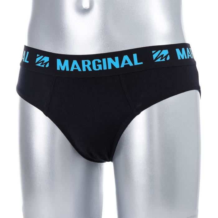 MARGINAL Boxer Homme Uni - Bleu