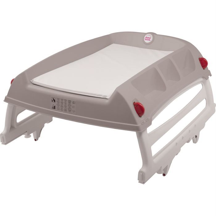 OKBABY Plan A Langer Flat Adaptable Sur Baignoire Et Lit Taupe