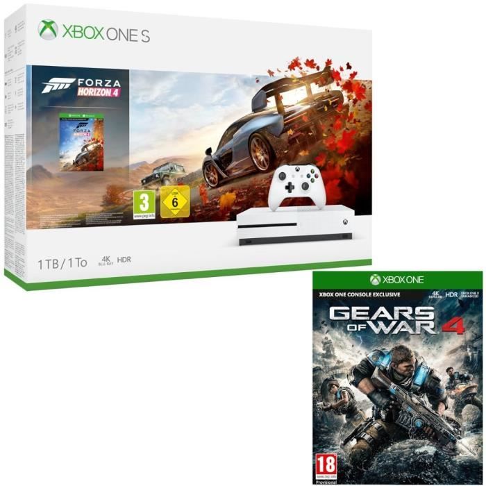 Xbox One S 1 To Forza Horizon 4 + Gears of war 4