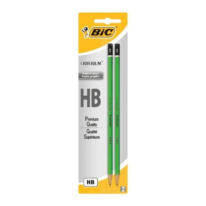 BIC Criterium 2 Crayons Graphites 550 HB