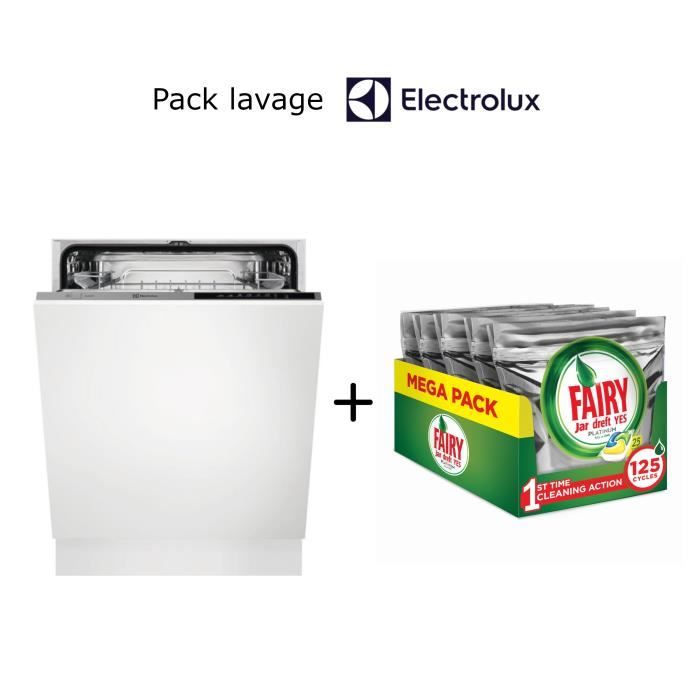Pack lavage Electrolux: lave vaisselle ESL5326LO + 6 mois de tablettes FAIRY offertes