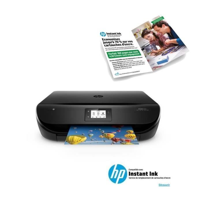HP Imprimante ENVY 4525 + Forfait Instant Ink 100 pages pendant 3 mois