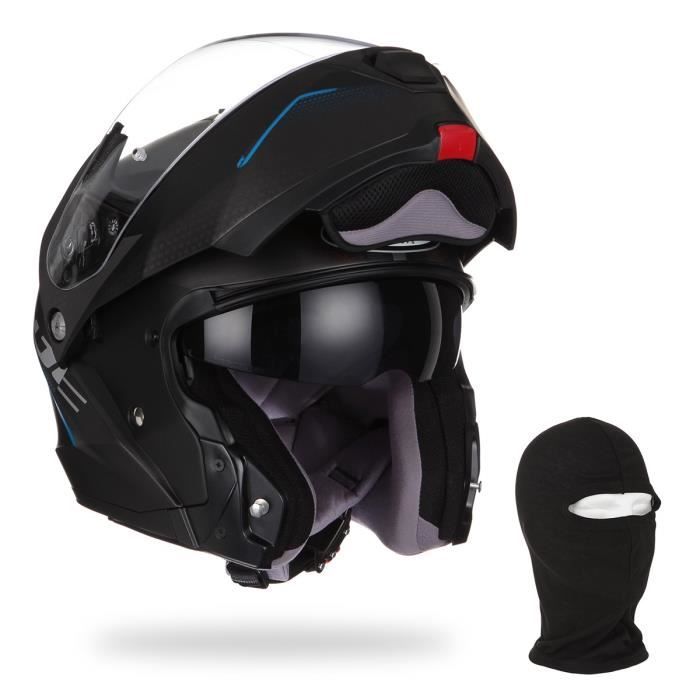 HJC Casque modulable IsmaxII Dova - Avec Cagoule - Noir / Bleu