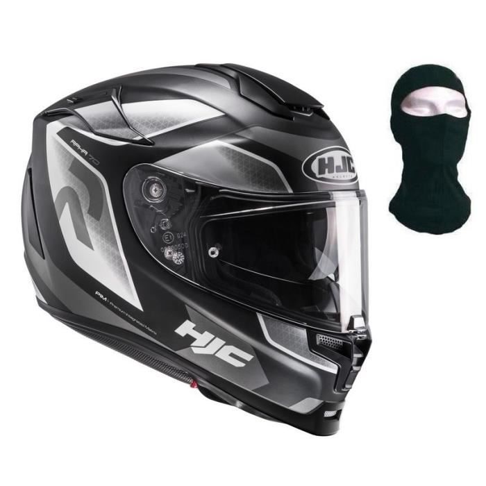 HJC Rpha70 Grandal Casque Intégral Noir Gris + Cagoule