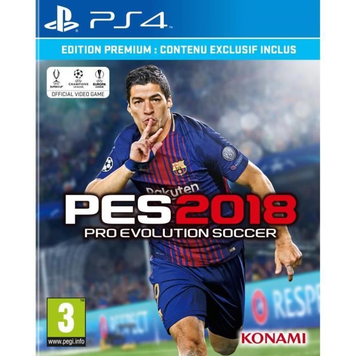 PES 2018 Edition Premium D1 Jeu PS4
