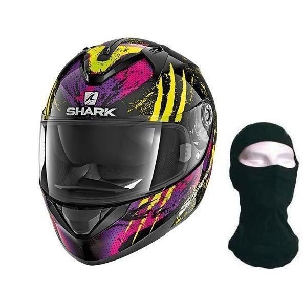 SHARK Casque Ridill Treezy - Avec Cagoule - Déco Fuschia