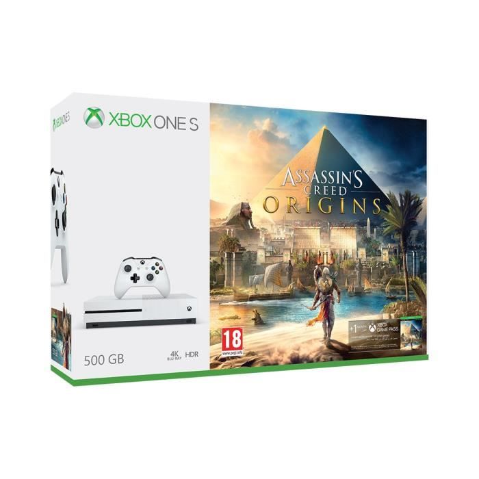 Xbox One S 500 Go Assassin's Creed Origins