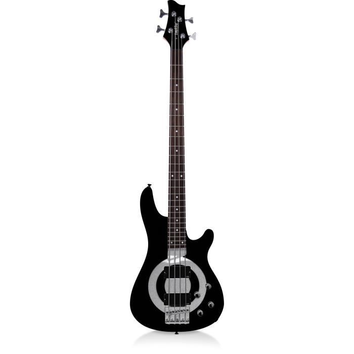 INDIE Guitare Basse Target Black Silver