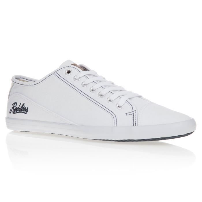 REDSKINS Baskets homme en toile Hobbol - Blanc